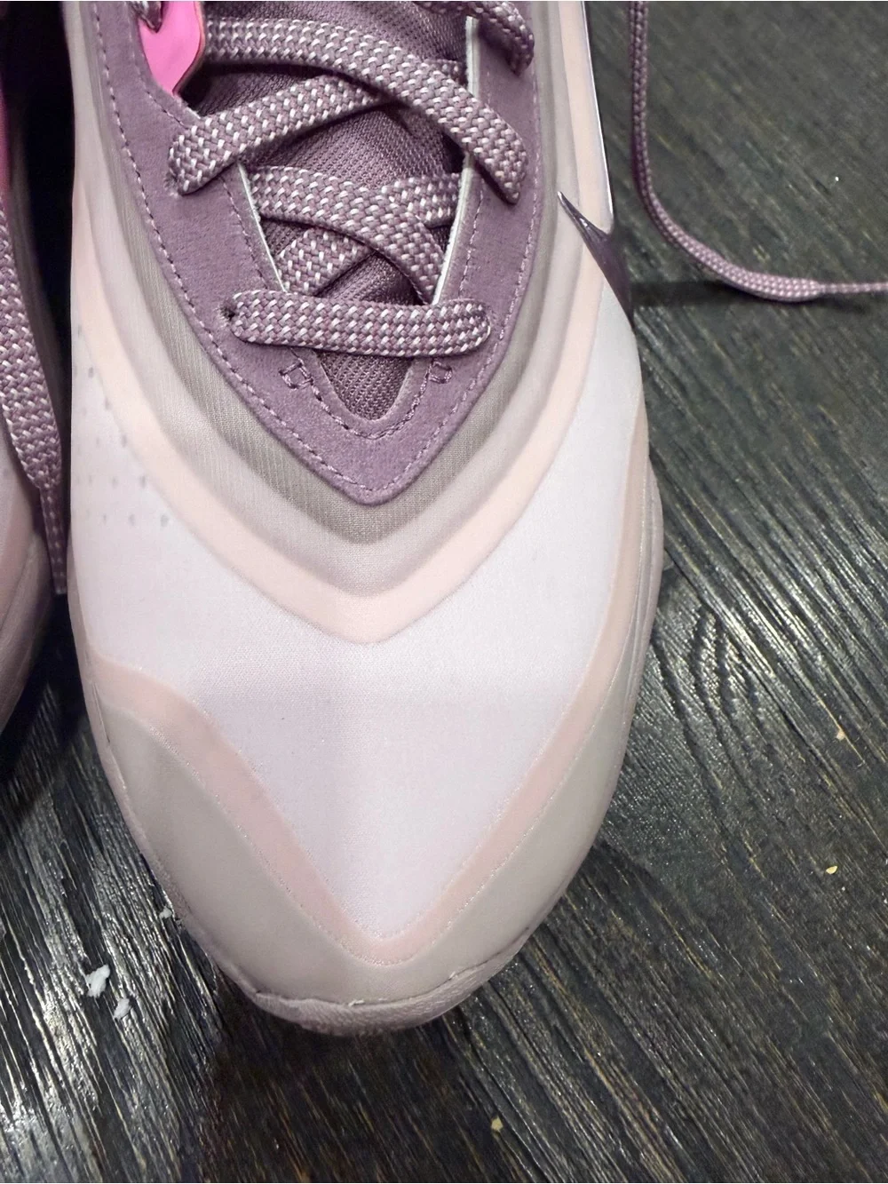 Nike A'ja Wilson A'One Shoes Women’s SZ 12.5 Violet Dust Pink Spell